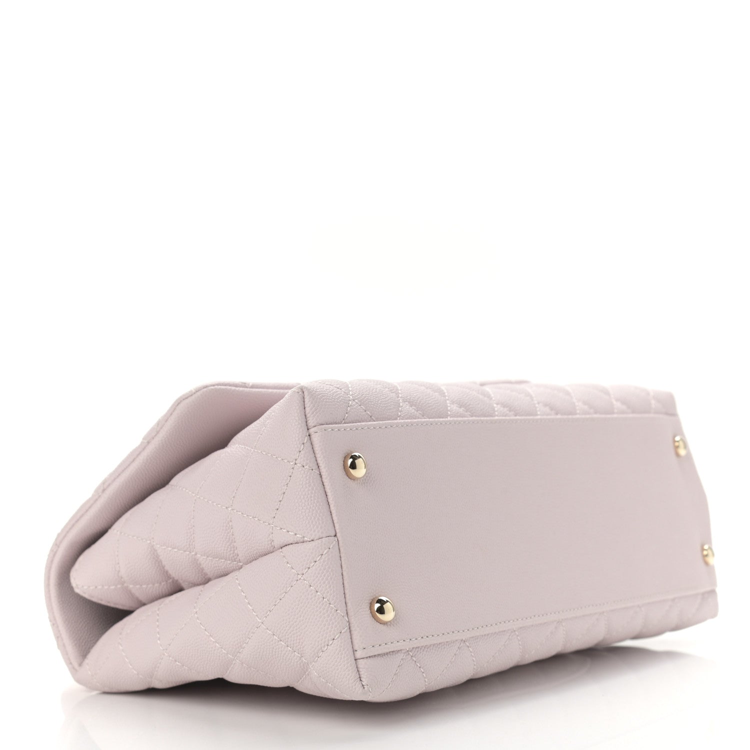 Chanel Caviar Quilted Small Coco Handle Flap Light Pink 3 of 9