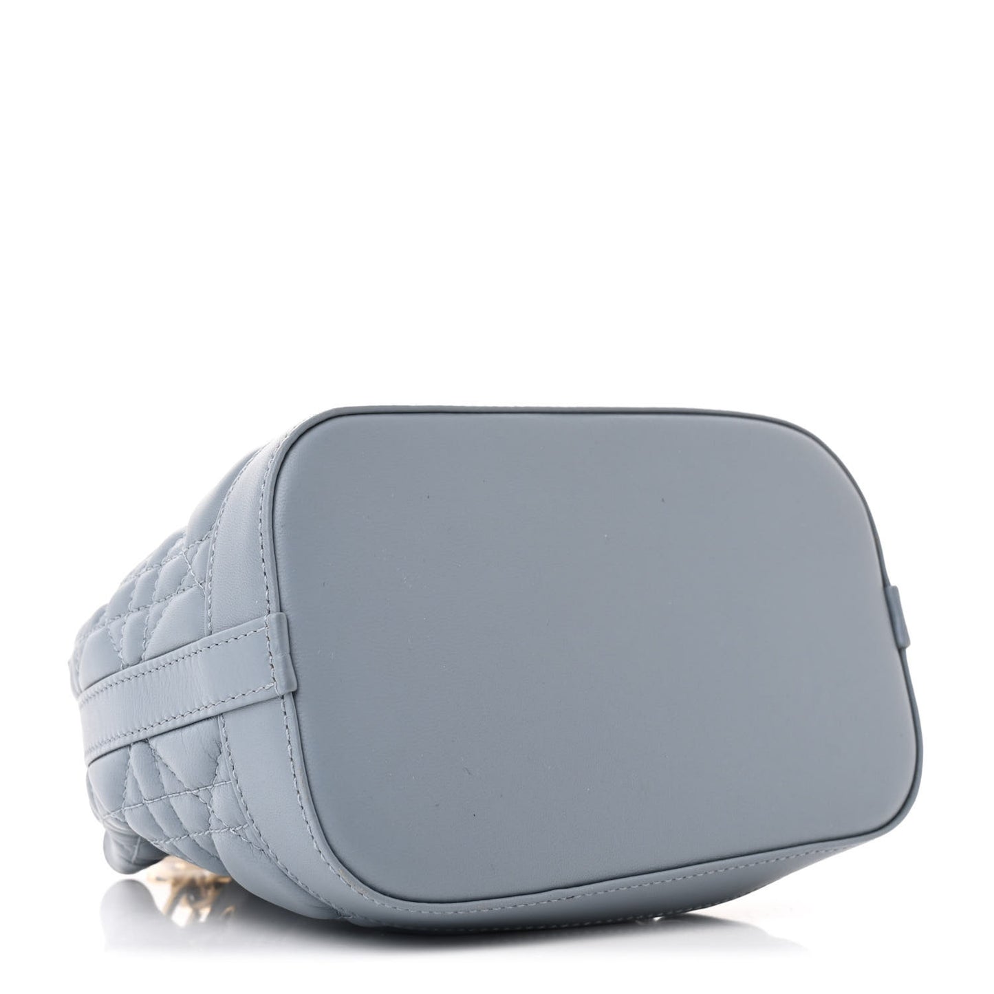 Lambskin Cannage Miss Dior Bucket Bag Cloud Blue