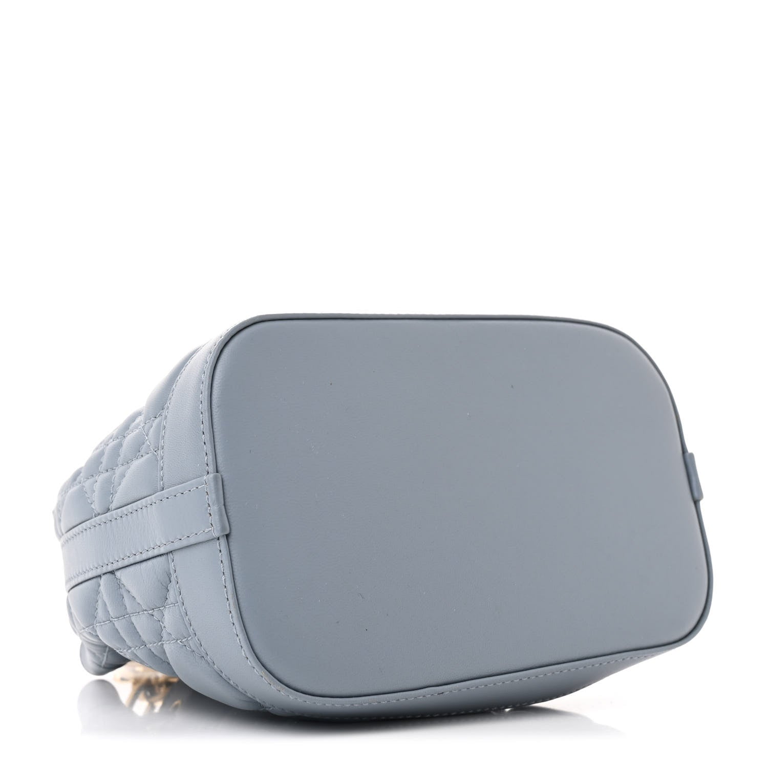 Christian Dior Lambskin Cannage Miss Dior Bucket Bag Cloud Blue 4 of 10