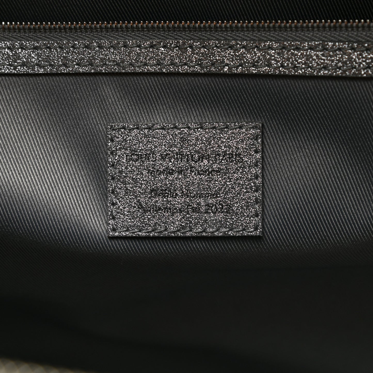 Damier Glitter Keepall Bandouliere 50 Silver