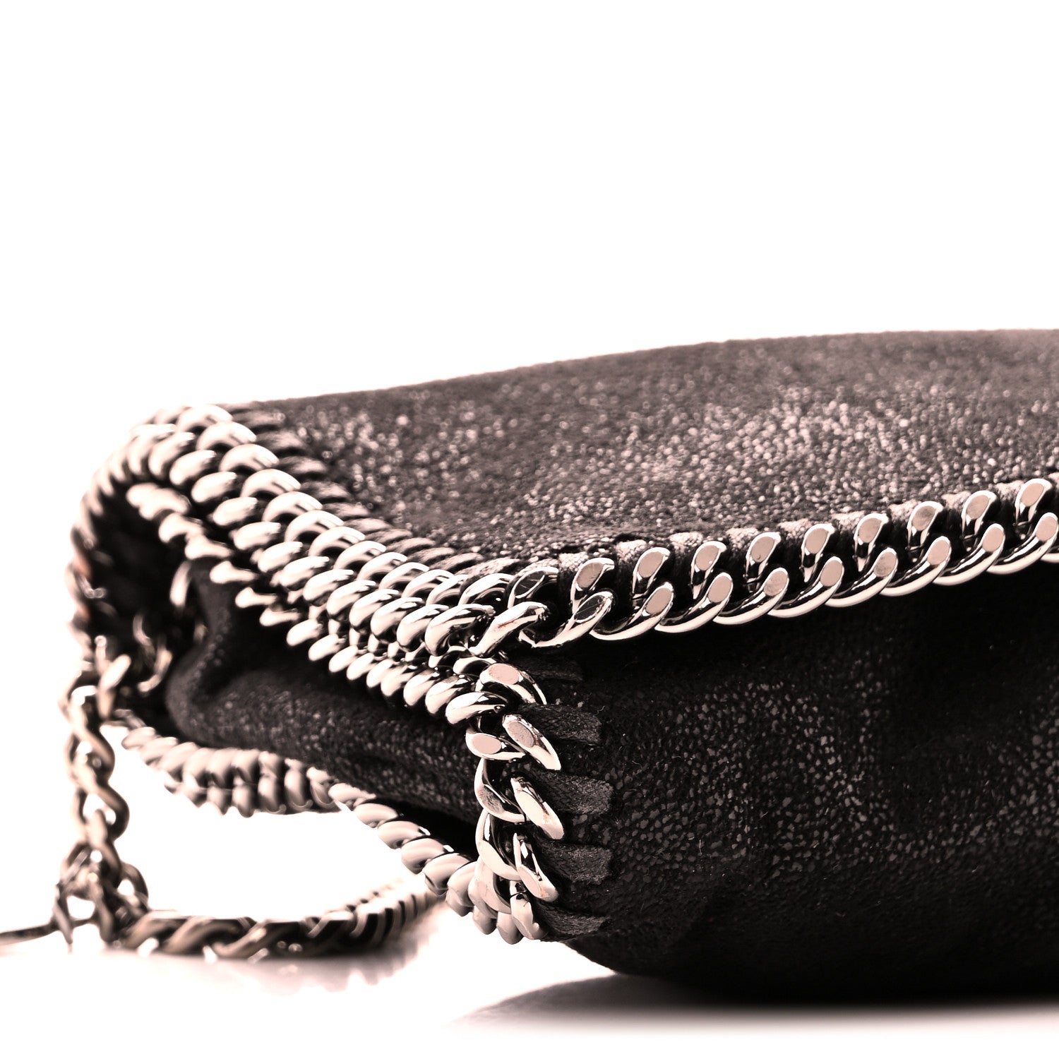 Stella McCartney Shaggy Deer Falabella Crossbody Bag Black 8 of 9