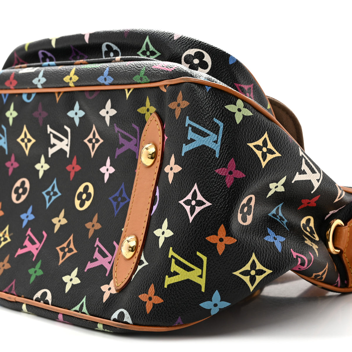 Louis Vuitton Monogram Multicolor Rita Black 9 of 12