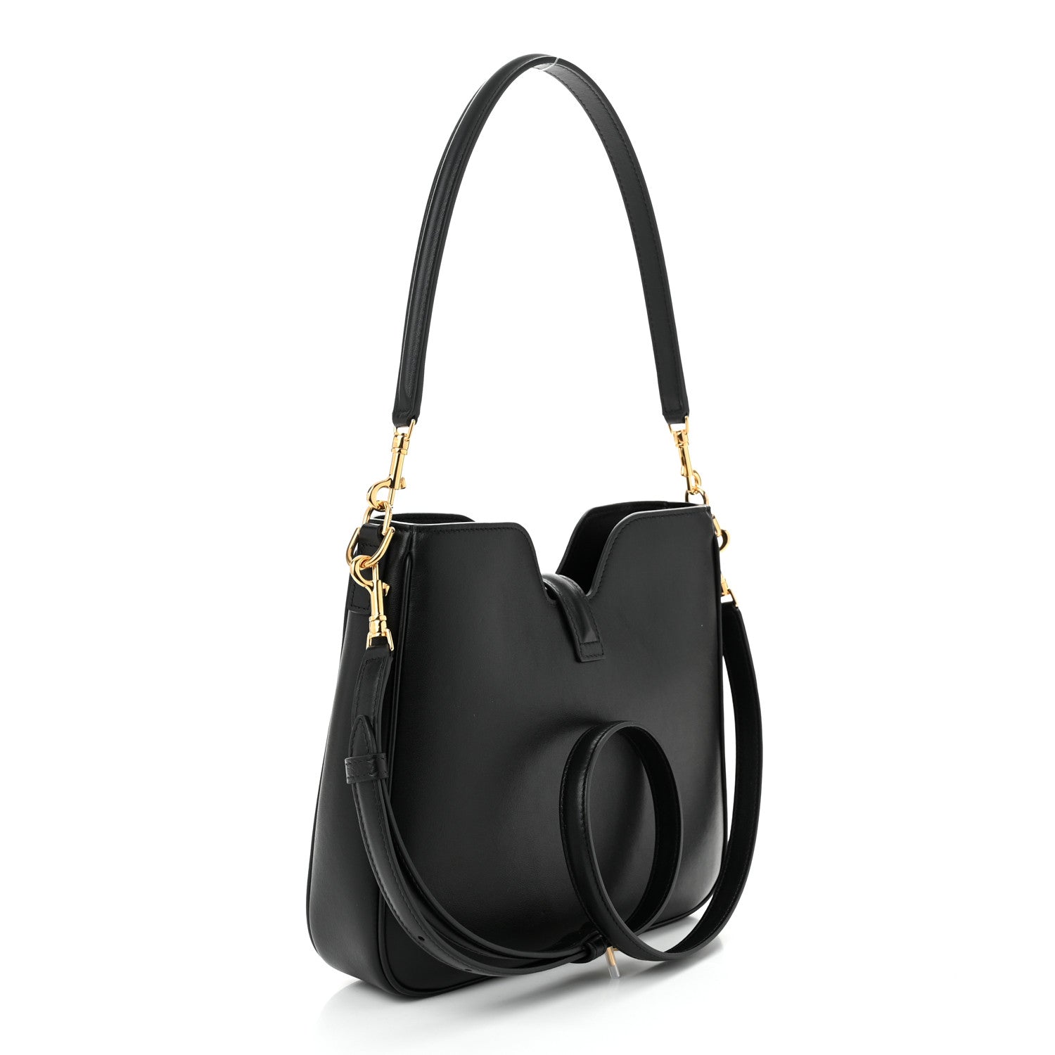 Celine Smooth Calfskin Small Camille 16 Soft Bag Black 3 of 10