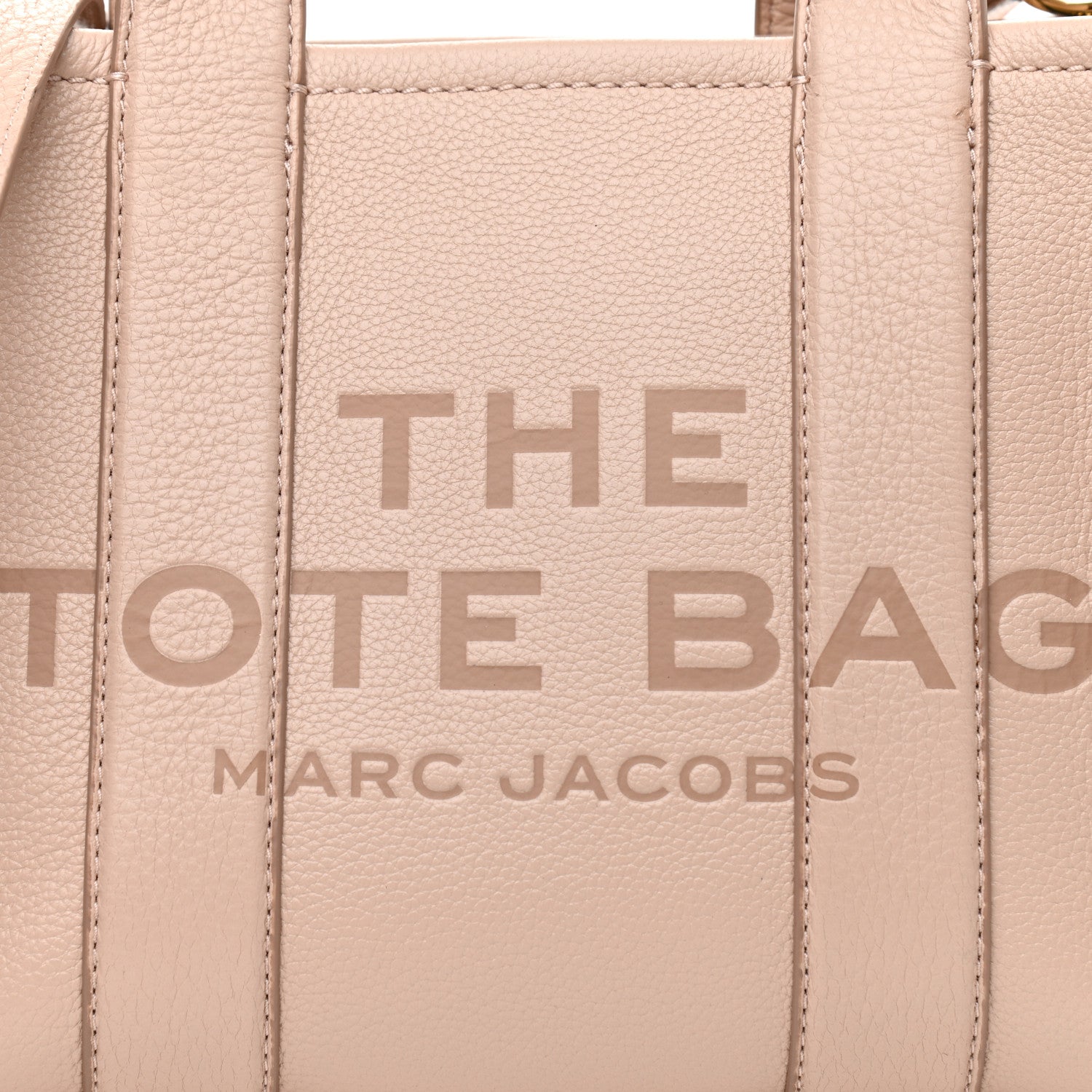 Marc Jacobs Grained Calfskin Small The Tote Bag Rose Dust 8 of 11
