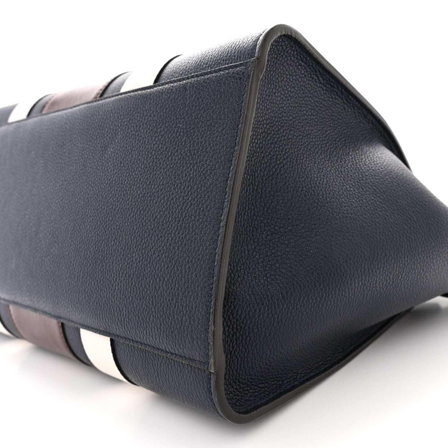 Classic Grain College Stripe Zipped Bayswater Midnight White