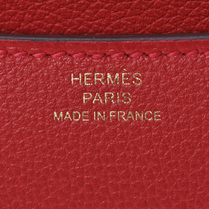 Hermes Evercolor Constance 18 Rouge Casaque 6 of 16