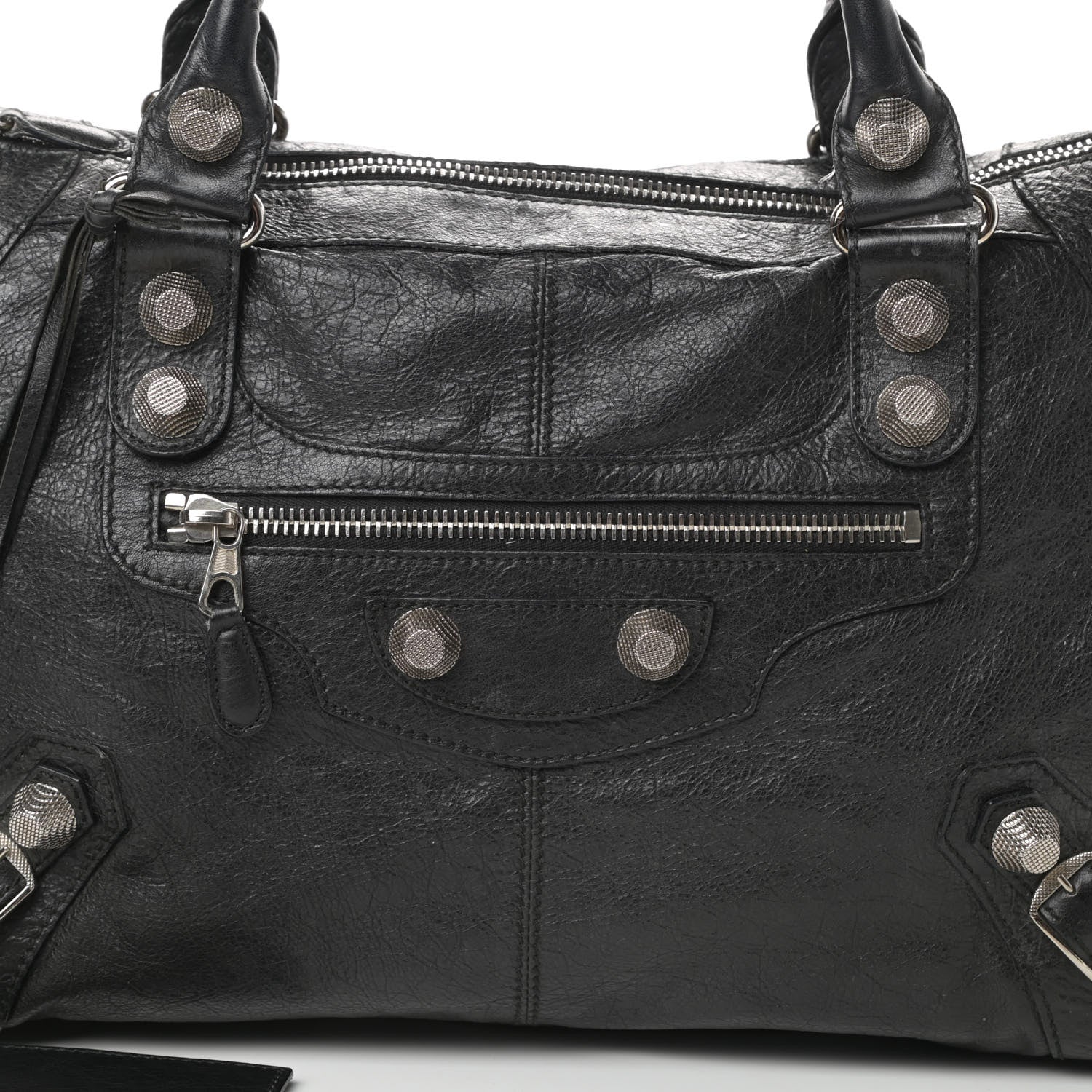 Balenciaga Agneau Giant 21 Silver Hardware Work Black 8 of 18