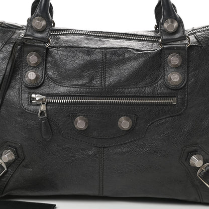 Balenciaga Agneau Giant 21 Silver Hardware Work Black 8 of 18