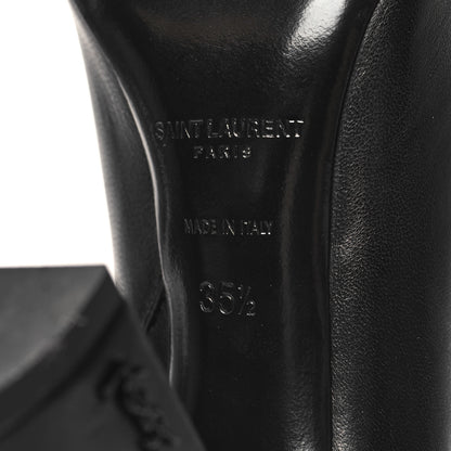 Saint Laurent Nappa Vendome Loulou Ankle Zip Boot 35.5 Black 8 of 9