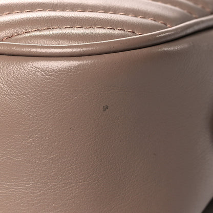 Gucci Calfskin Matelasse Small GG Marmont Chain Shoulder Bag Porcelain Rose 17 of 17