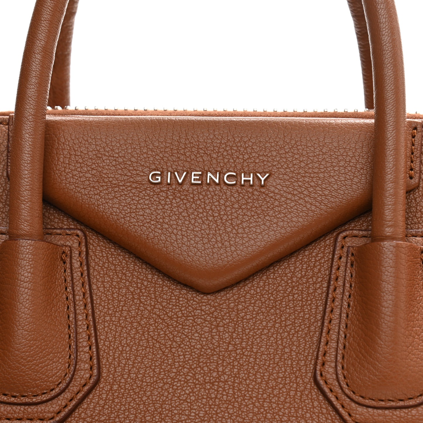 Sugar Goatskin Medium Antigona Cognac