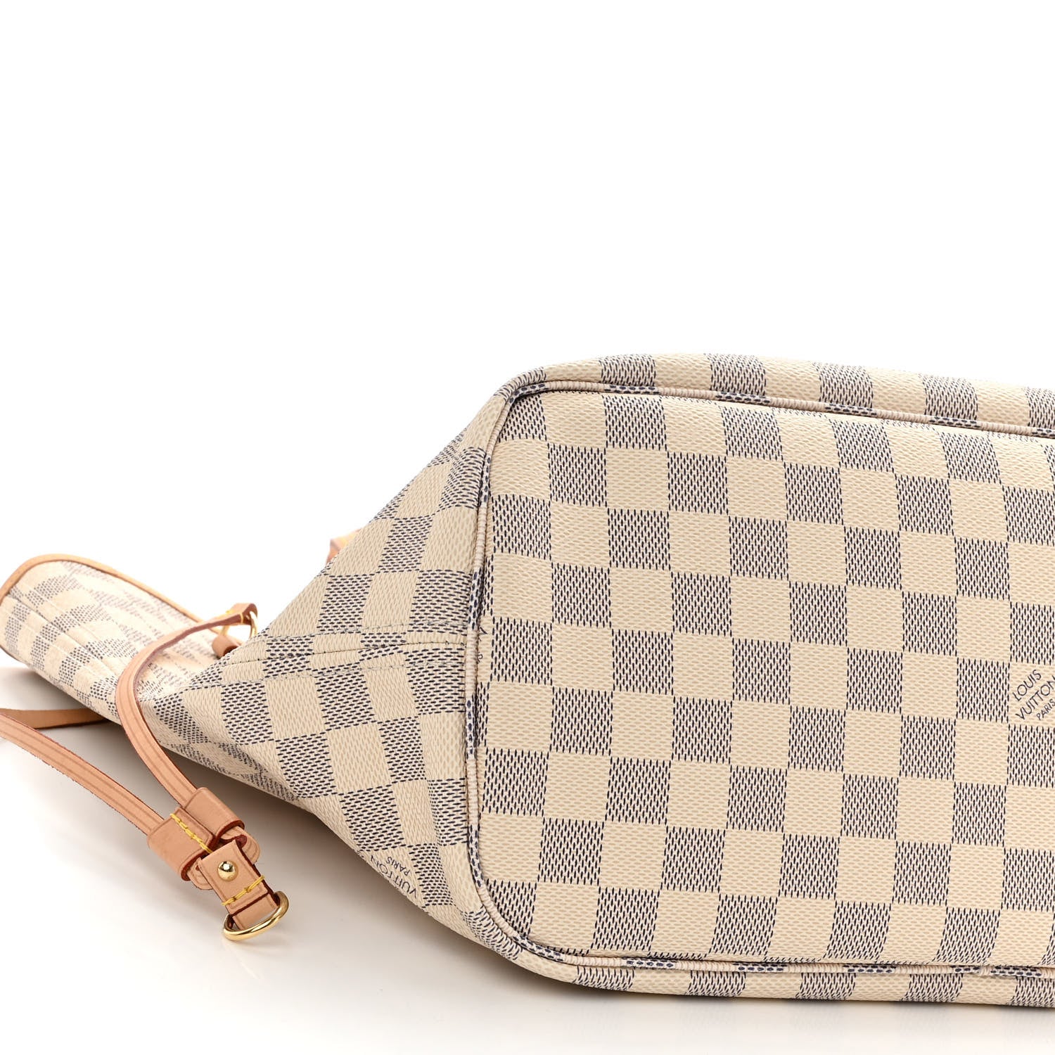 Louis Vuitton Damier Azur Neo Neverfull MM Rose Ballerine 9 of 11