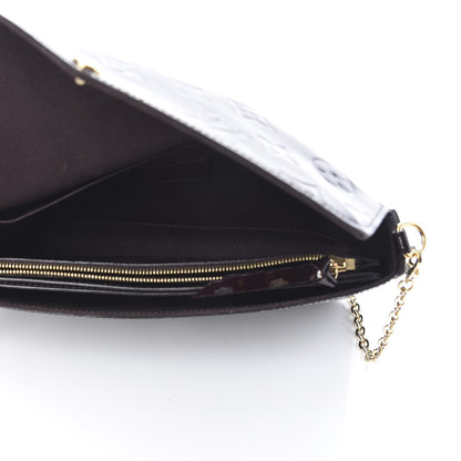 Louis Vuitton Vernis Pochette Felicie Chain Wallet Amarante 6 of 14