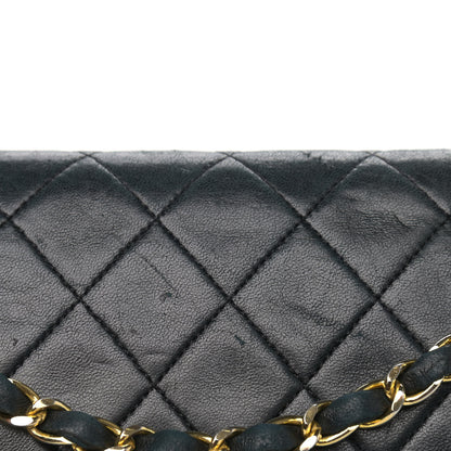 Chanel Lambskin Quilted Medium Double Flap Black 10 of 11