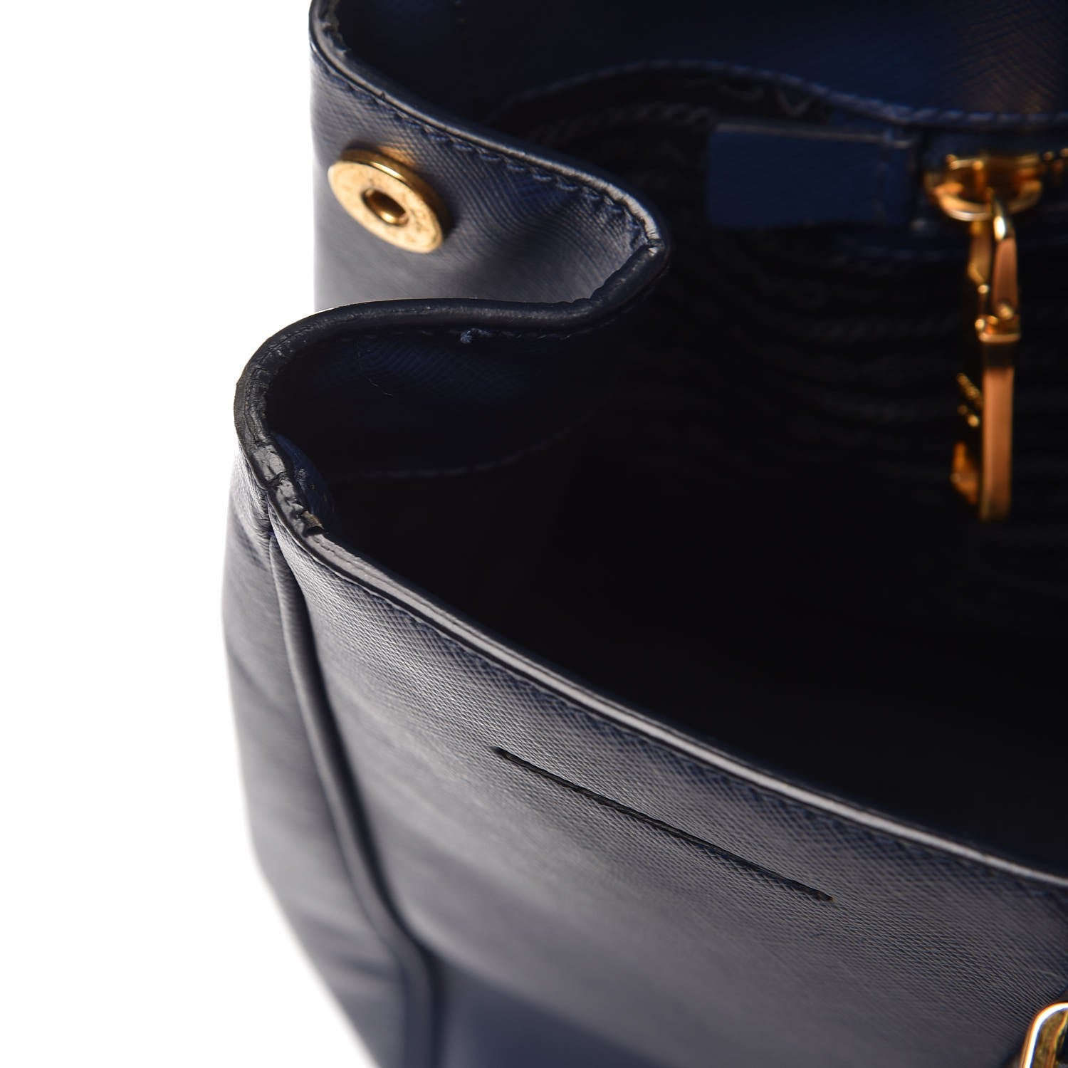 Prada Saffiano Lux Large Tote Bluette 10 of 13