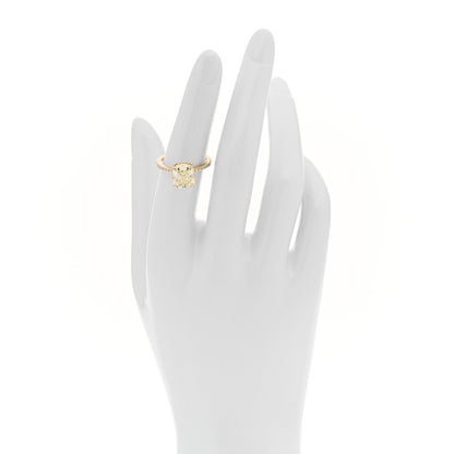 Tiffany 18K Yellow Gold Fancy Yellow Diamond 2.85ct Novo Cushion Cut Engagement Ring 50 5.5 2 of 7