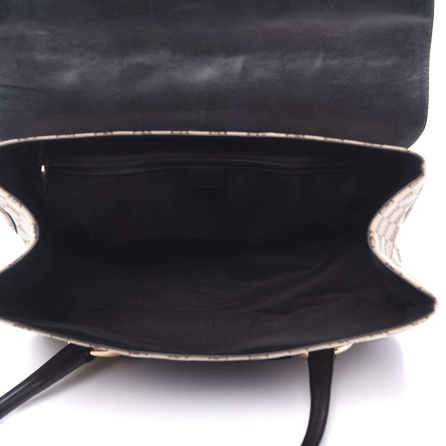 Monogram Horsebit Web Flap Bag Brown Purple