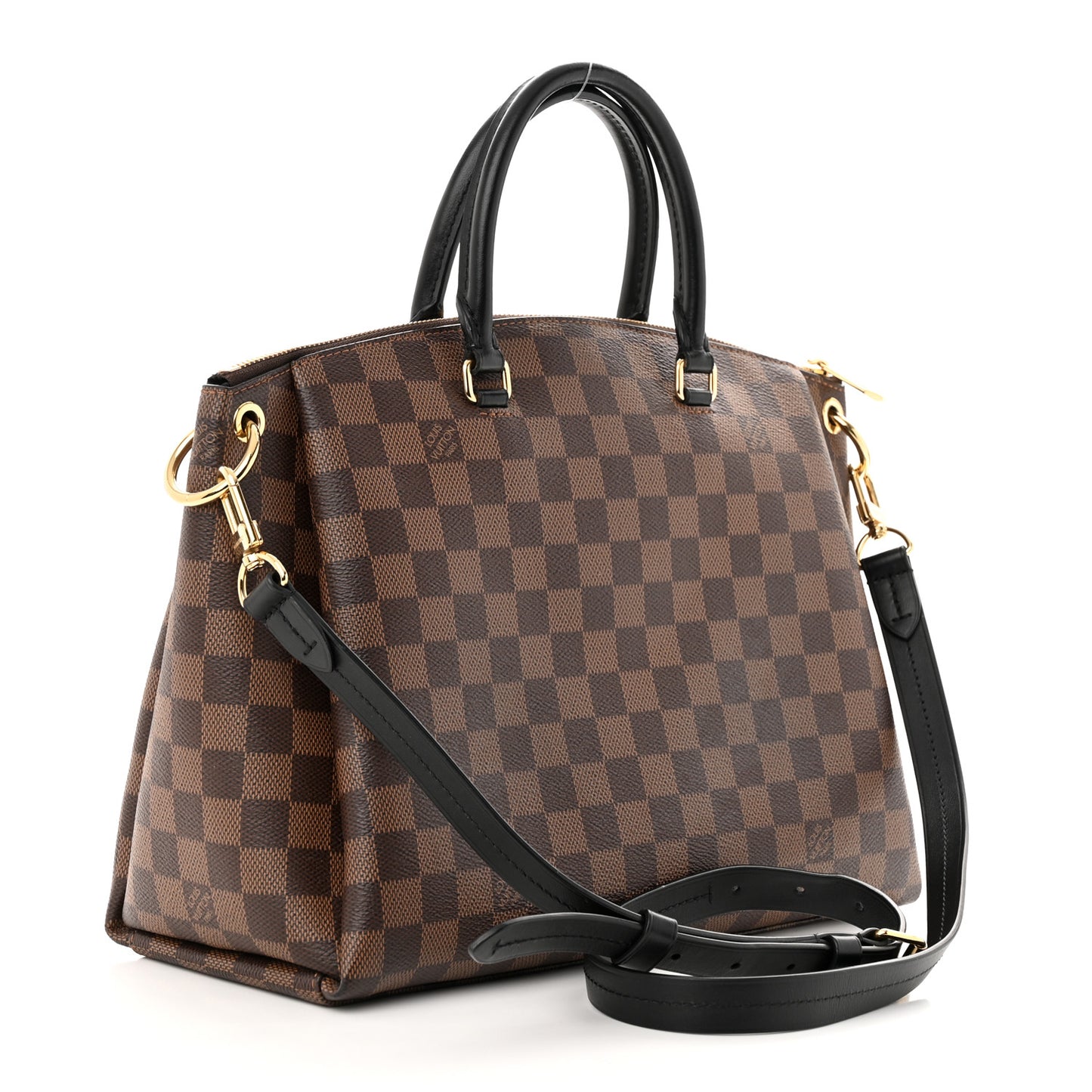 Damier Ebene Odeon Tote MM Black