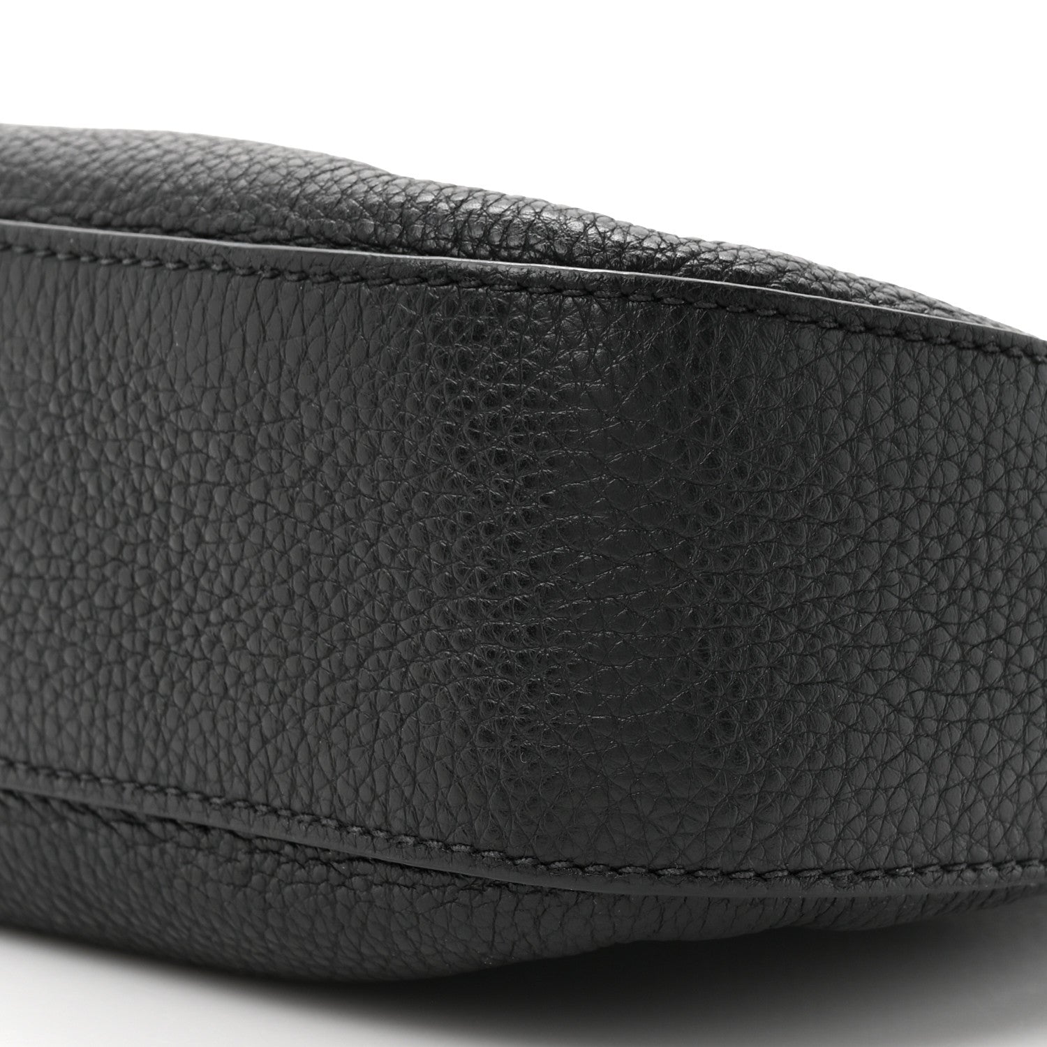 Prada Vitello Phenix Zippered Messenger Hobo Black 8 of 11