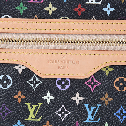 Louis Vuitton Monogram Multicolor Pochette Plate GM Black 7 of 9