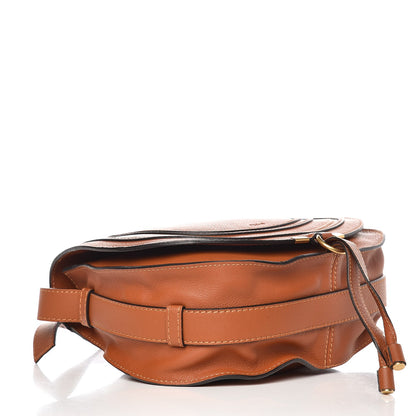 Chloe Calfskin Medium Marcie Round Crossbody Bag Tan 4 of 7