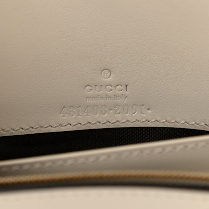 Gucci Guccissima Signature Bowy Chain Wallet Mystic White 6 of 7