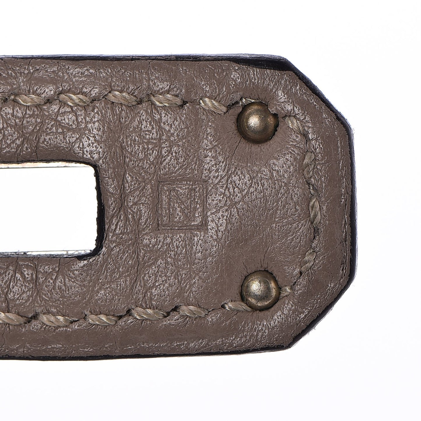 Taurillon Clemence Birkin 35 Gris Tourterelle