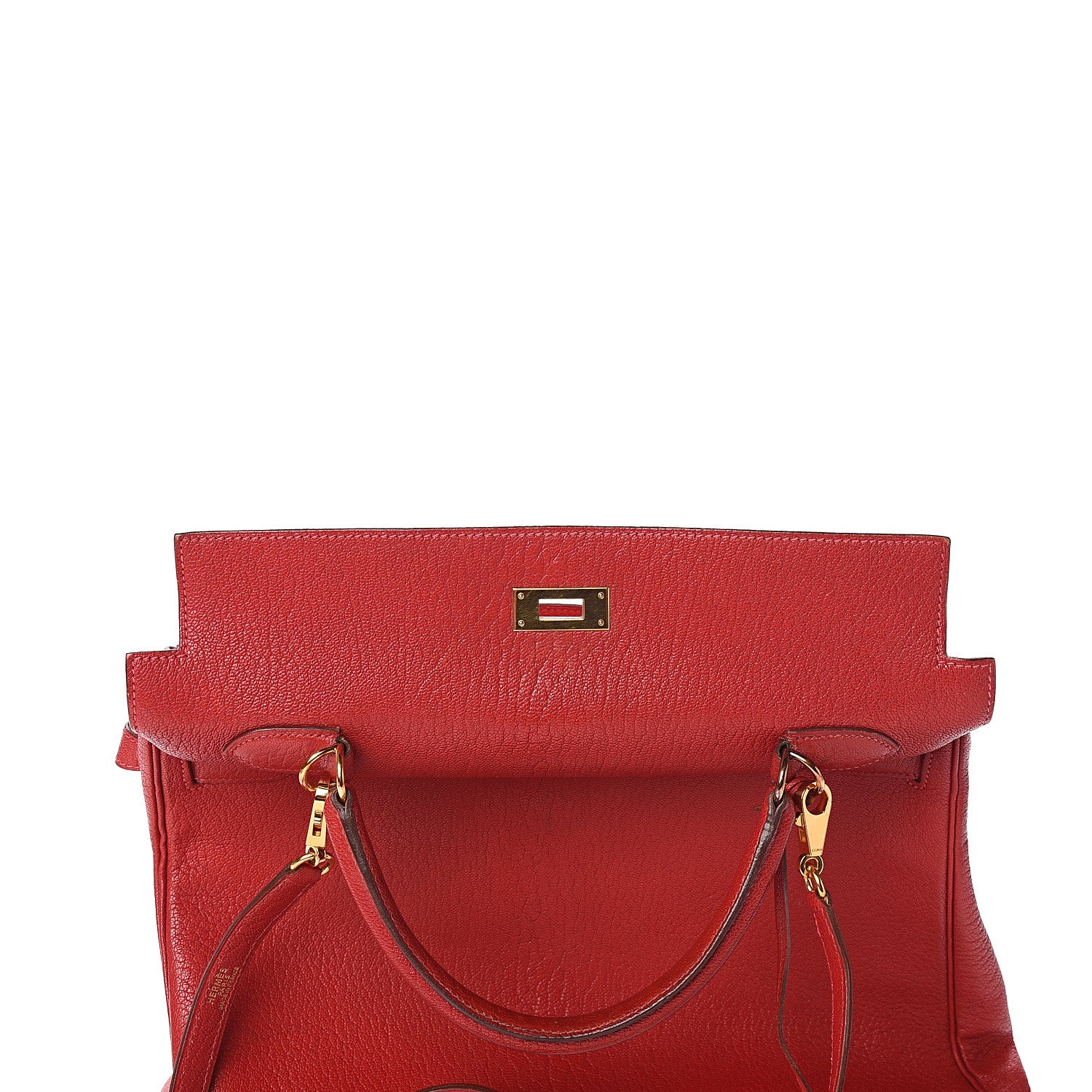 Hermes Chevre De Coromandel Kelly Retourne 35 Rouge Vif 23 of 32