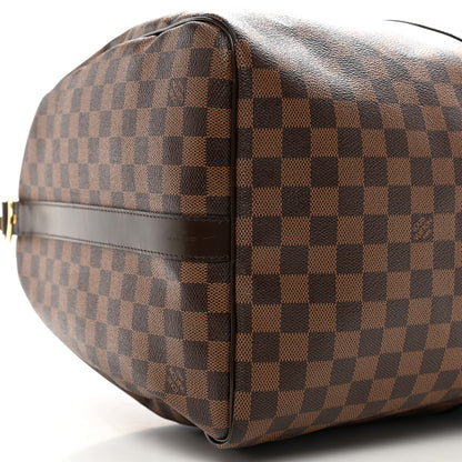 Louis Vuitton Damier Ebene Keepall Bandouliere 55 8 of 10