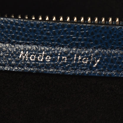 Celine Grained Calfskin Medium Phantom Luggage Indigo 7 of 21
