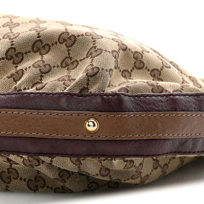 Gucci Monogram Large GG Twins Hobo Dark Brown 10 of 13