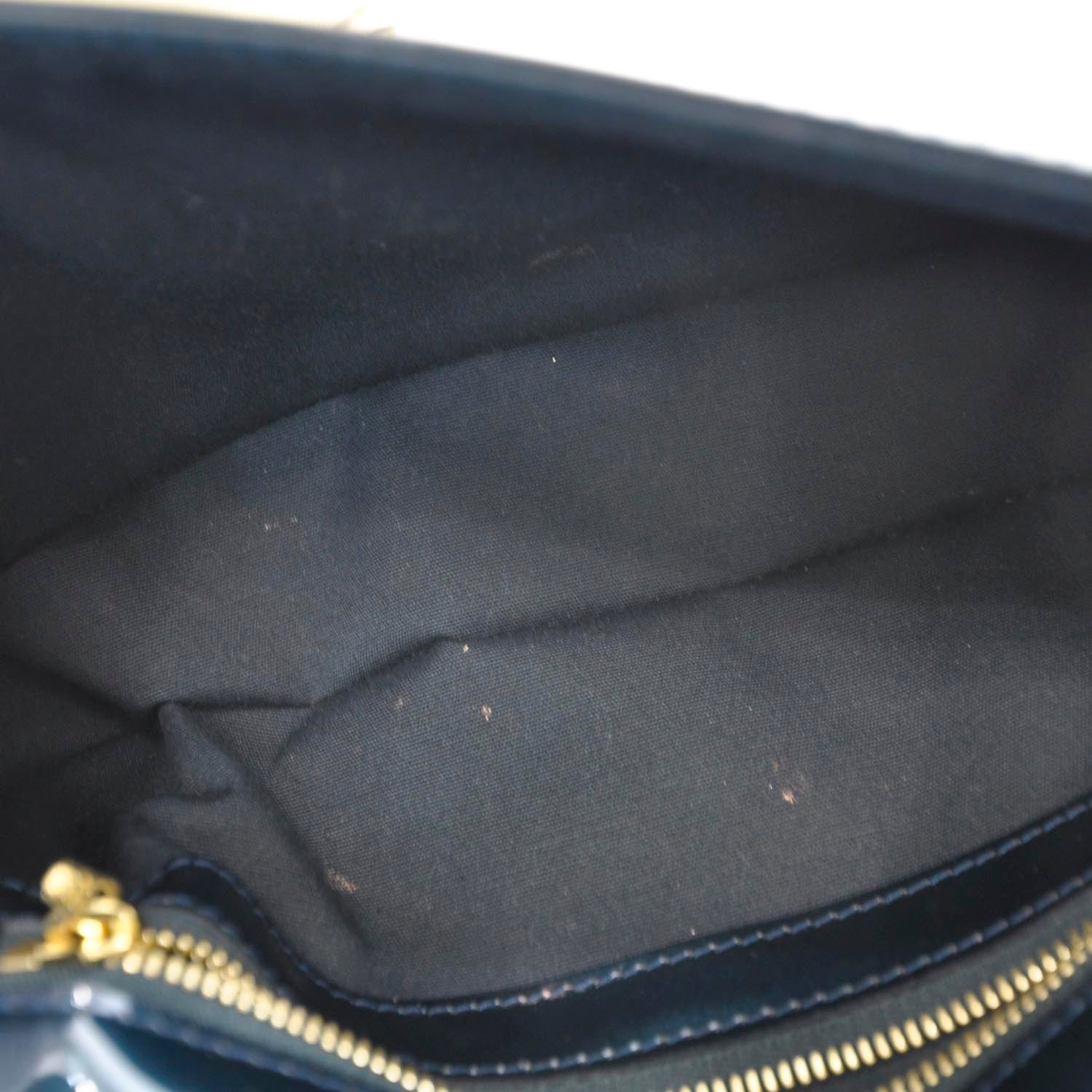 Louis Vuitton Patent Sobe Clutch Blue Nuit 7 of 7