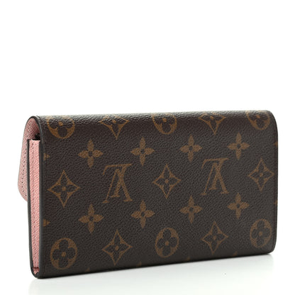 Louis Vuitton Monogram Emilie Wallet Rose Ballerine 3 of 10