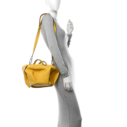 Loewe Calfskin Large Elephant Crossbody Bag Yellow 2 of 9