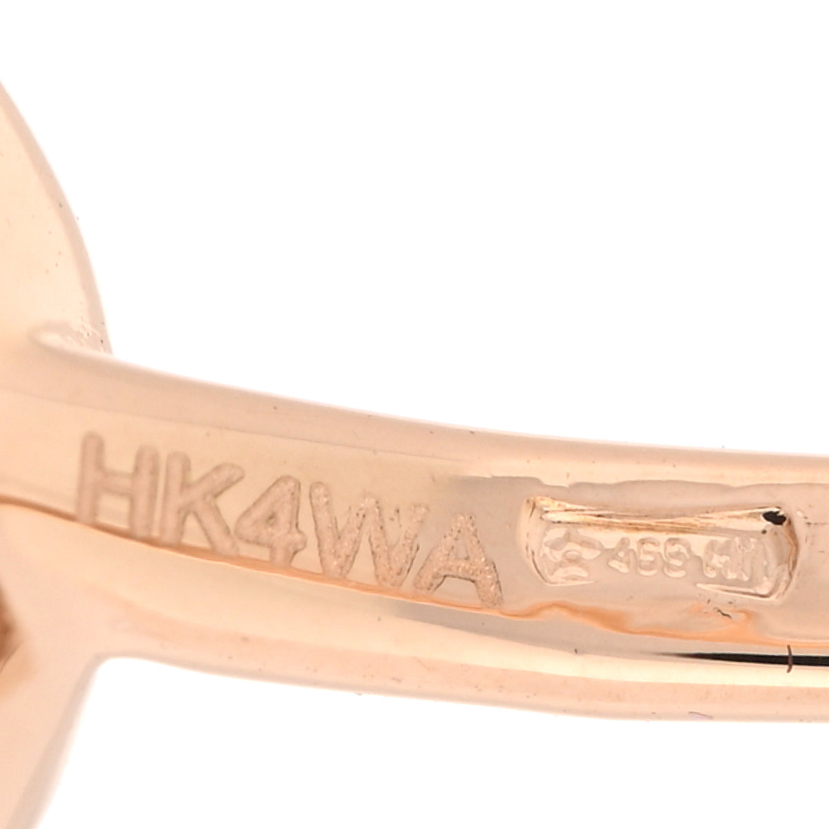 Pomellato 18K Rose Gold Diamond Small Round Sabbia Ring 55 7.25 4 of 5