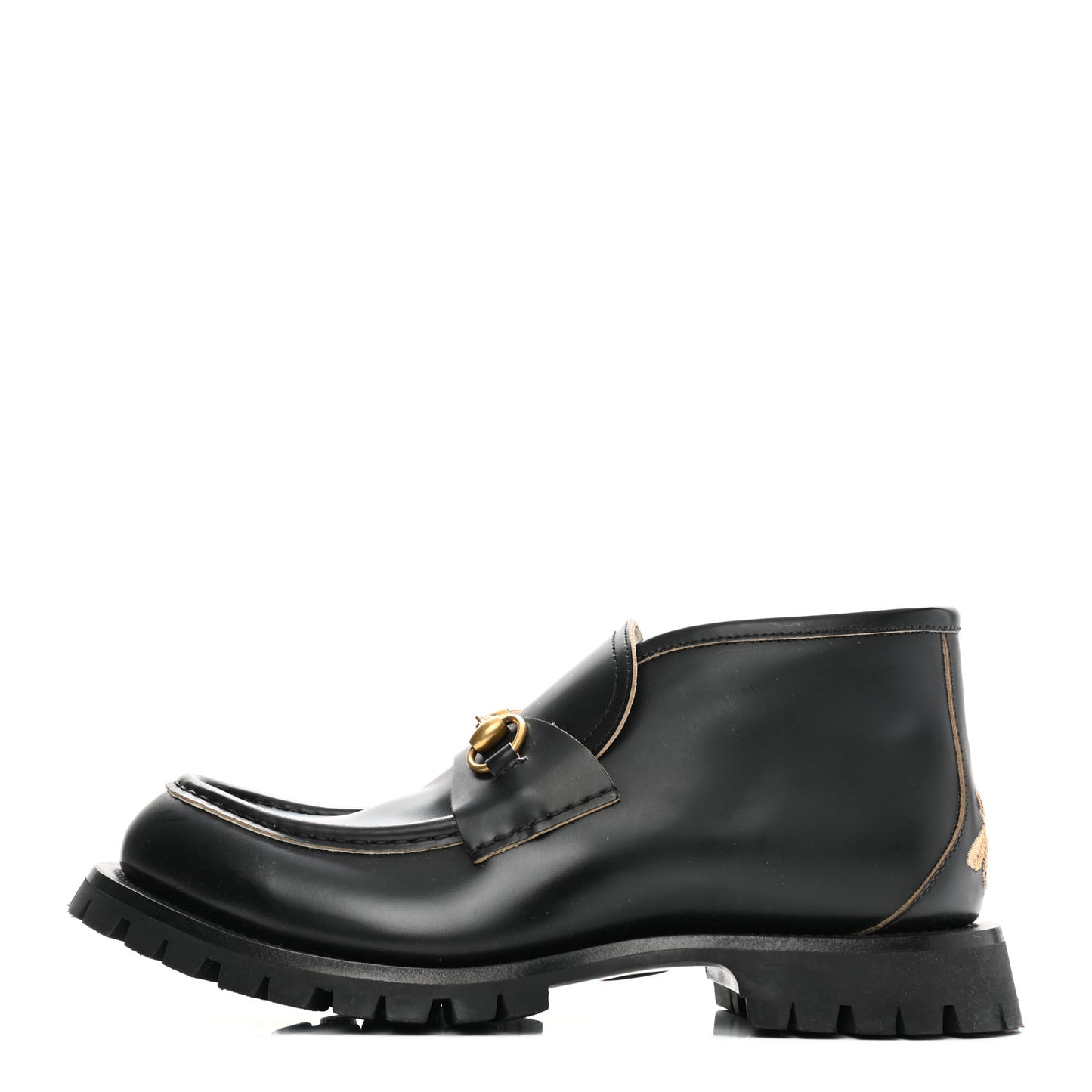 Cordovan Lux Mens Harald Horsebit Ankle Boots 9.5 Black