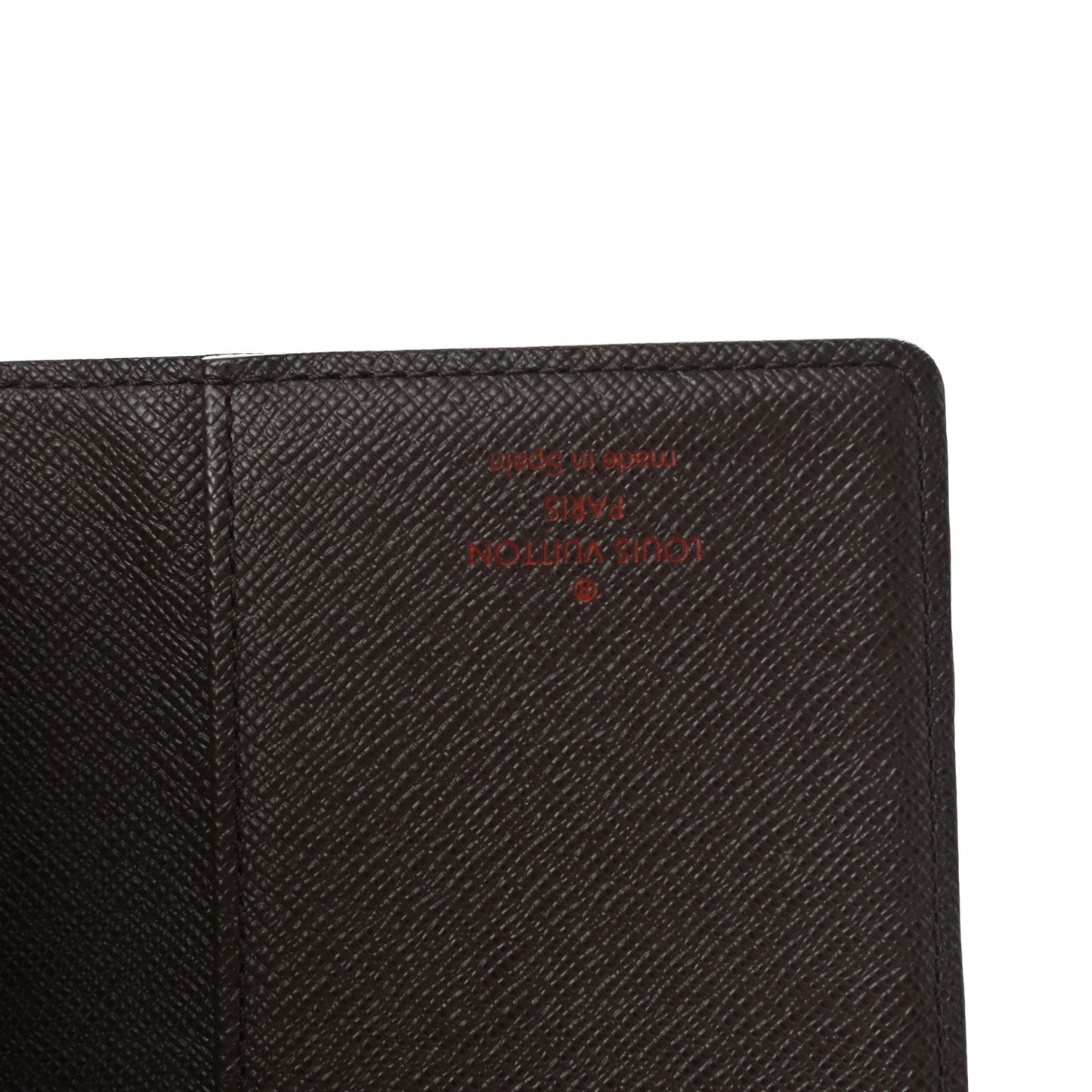 Damier Ebene Small Ring Agenda Cover