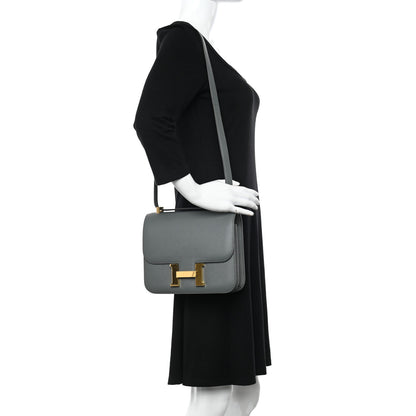 Hermes Epsom Constance 24 Vert Amande 2 of 10