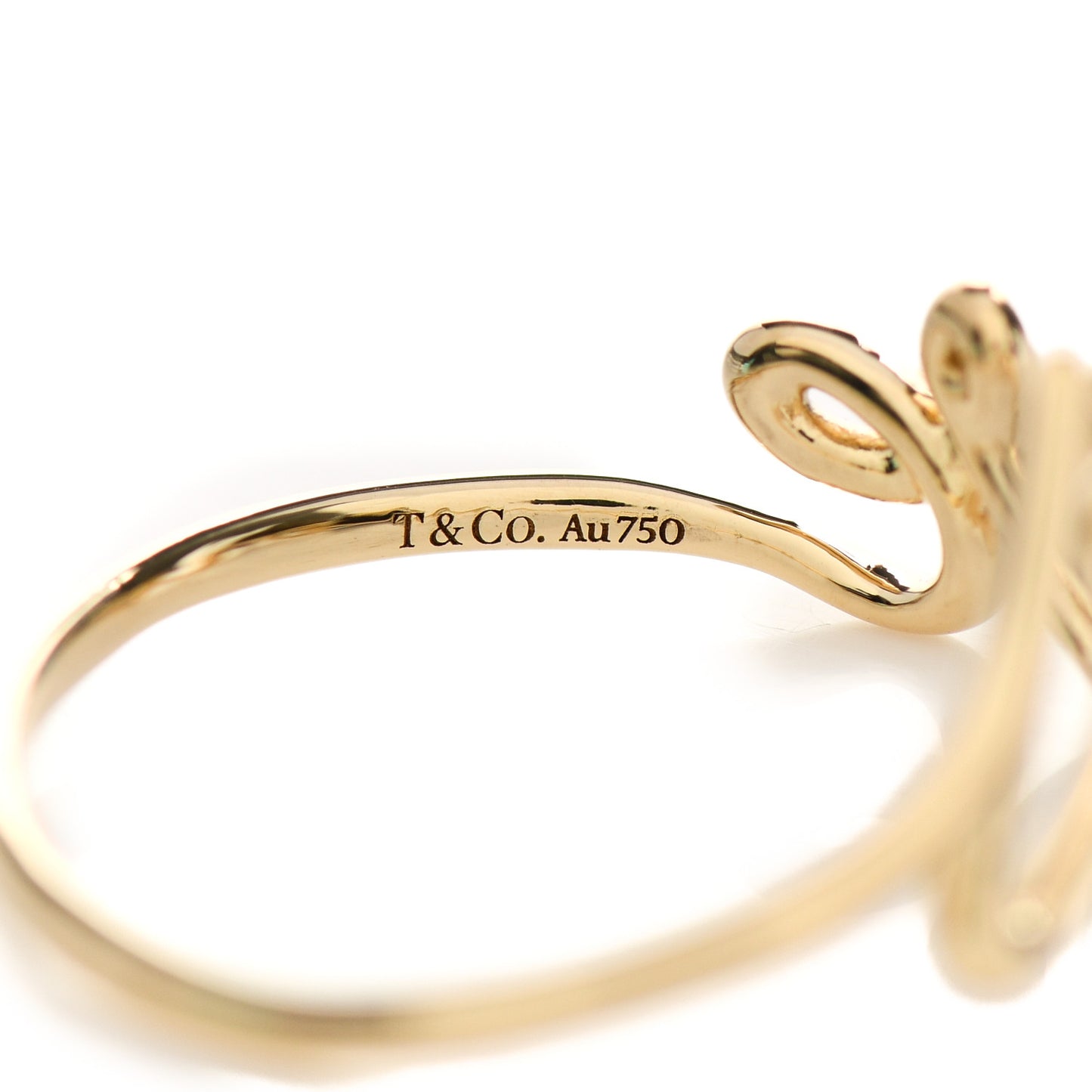 18K Yellow Gold Paloma's Graffiti Love Ring 60 9