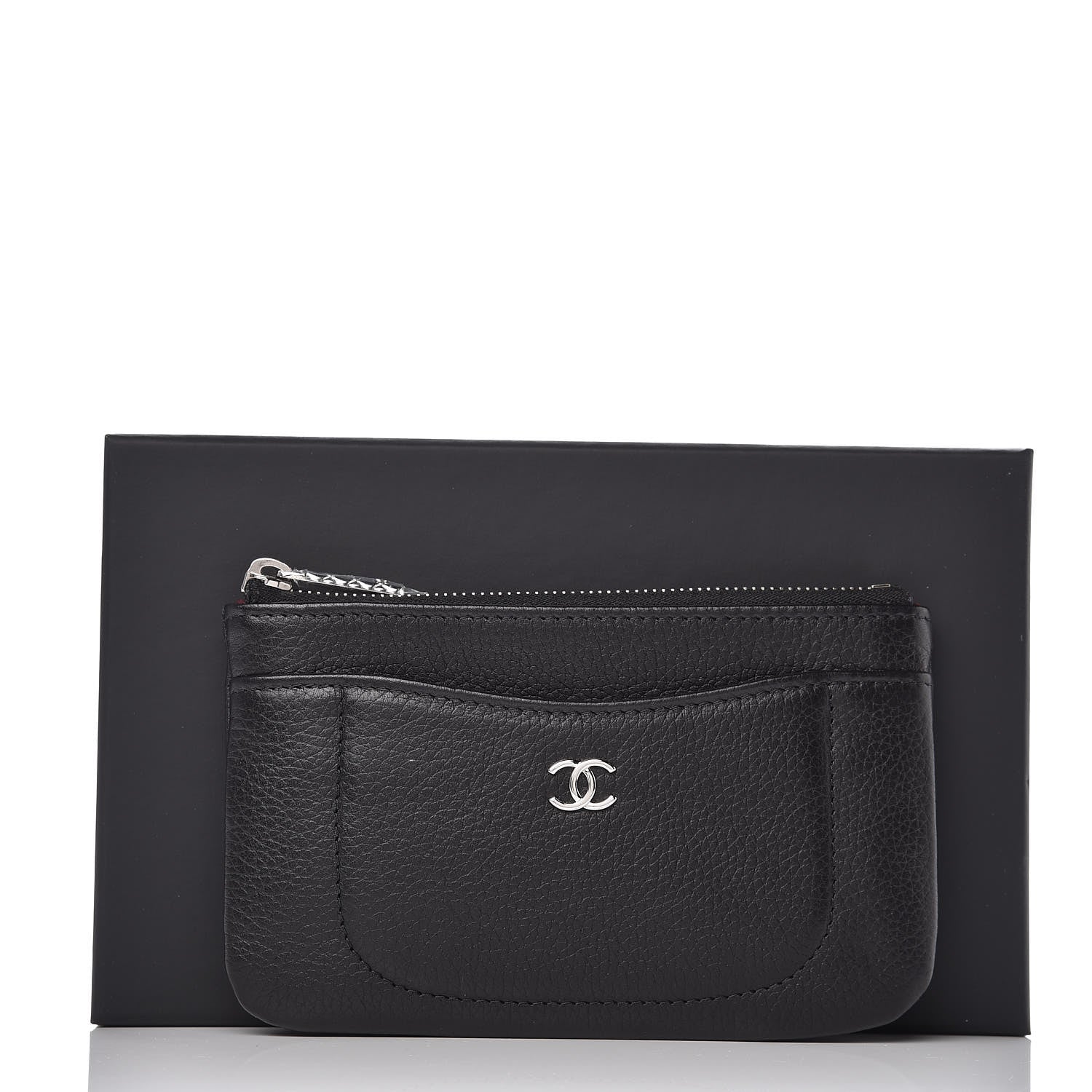 Chanel Grained Calfskin Small Neo Executive Cosmetic Case Black 10 of 10
