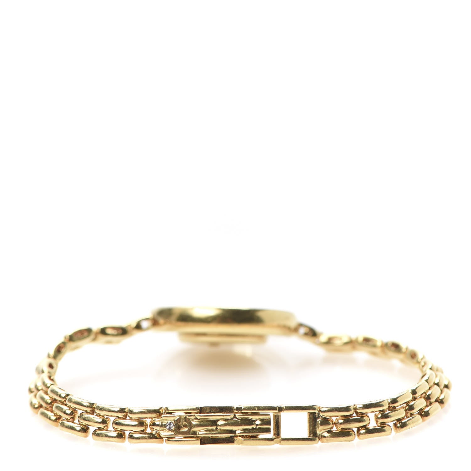 Chopard 18K Yellow Gold 5 Diamond 20mm Happy Diamonds Quartz Watch 4 of 6