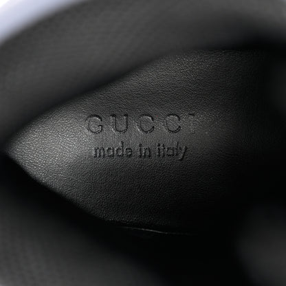 Gucci Demetra GG Supreme Monogram Mens Basket High Top Sneakers 10 Black Beige Ebony Grey 6 of 9