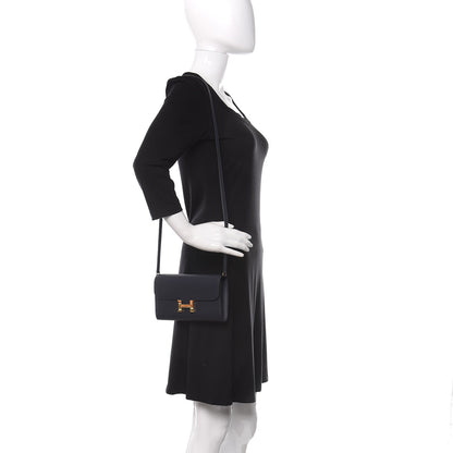 Hermes Evercolor Constance Wallet To Go Bleu Nuit 2 of 9