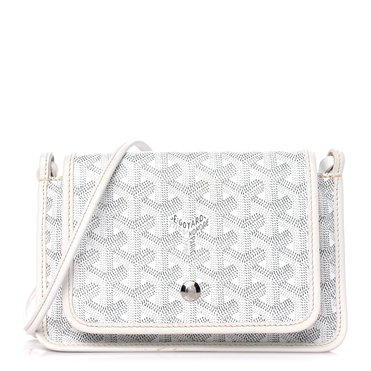 Goyard Goyardine Plumet Wallet Clutch White 1 of 13