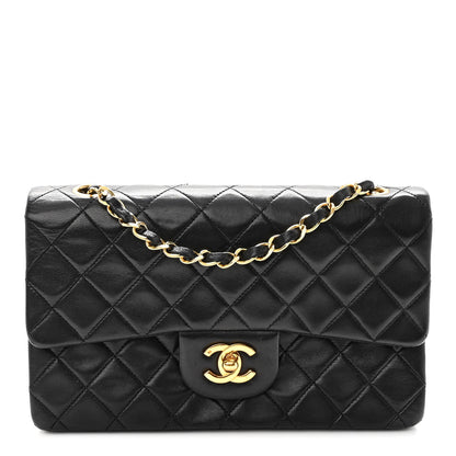 Chanel Lambskin Quilted Small Double Flap Black 1 of 21