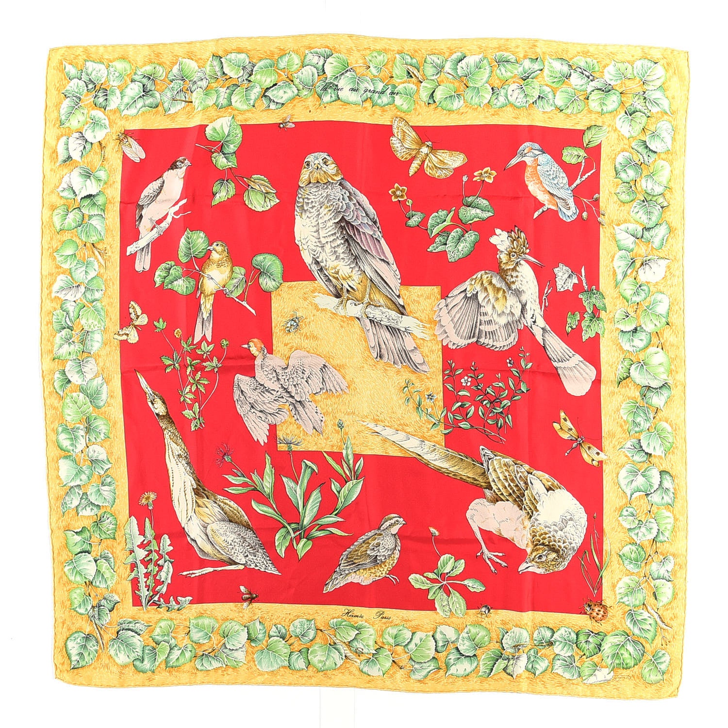 Hermes Silk La Vie Au Grand Air Scarf 90 1 of 5