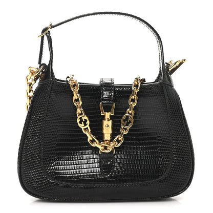 Gucci Lizard Mini Jackie 1961 Black 1 of 11