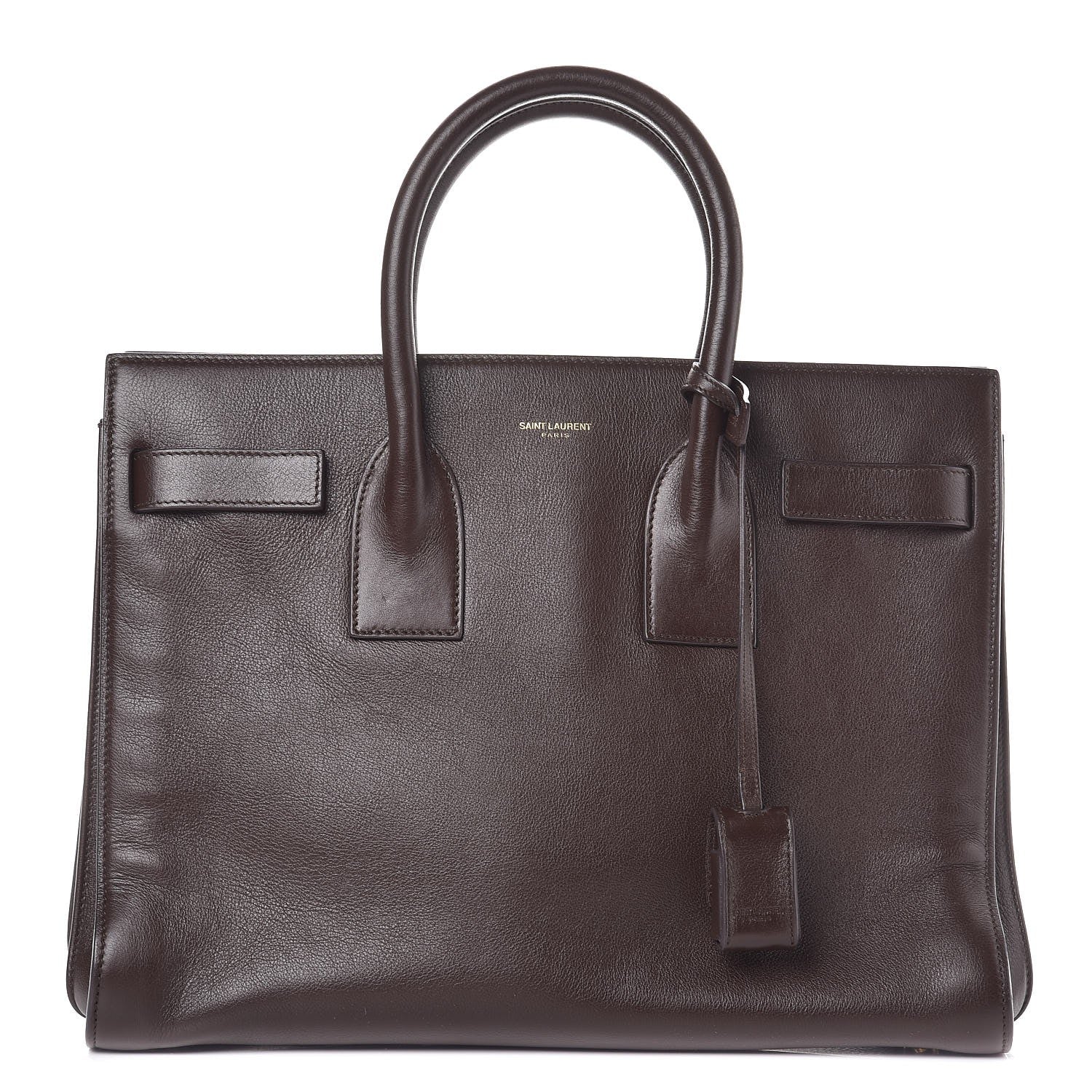Saint Laurent Calfskin Small Sac De Jour Amarena 1 of 8