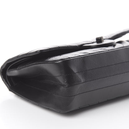 Chanel Aged Calfskin Chevron Quilted 2.55 Reissue 225 Flap So Black 5 of 8