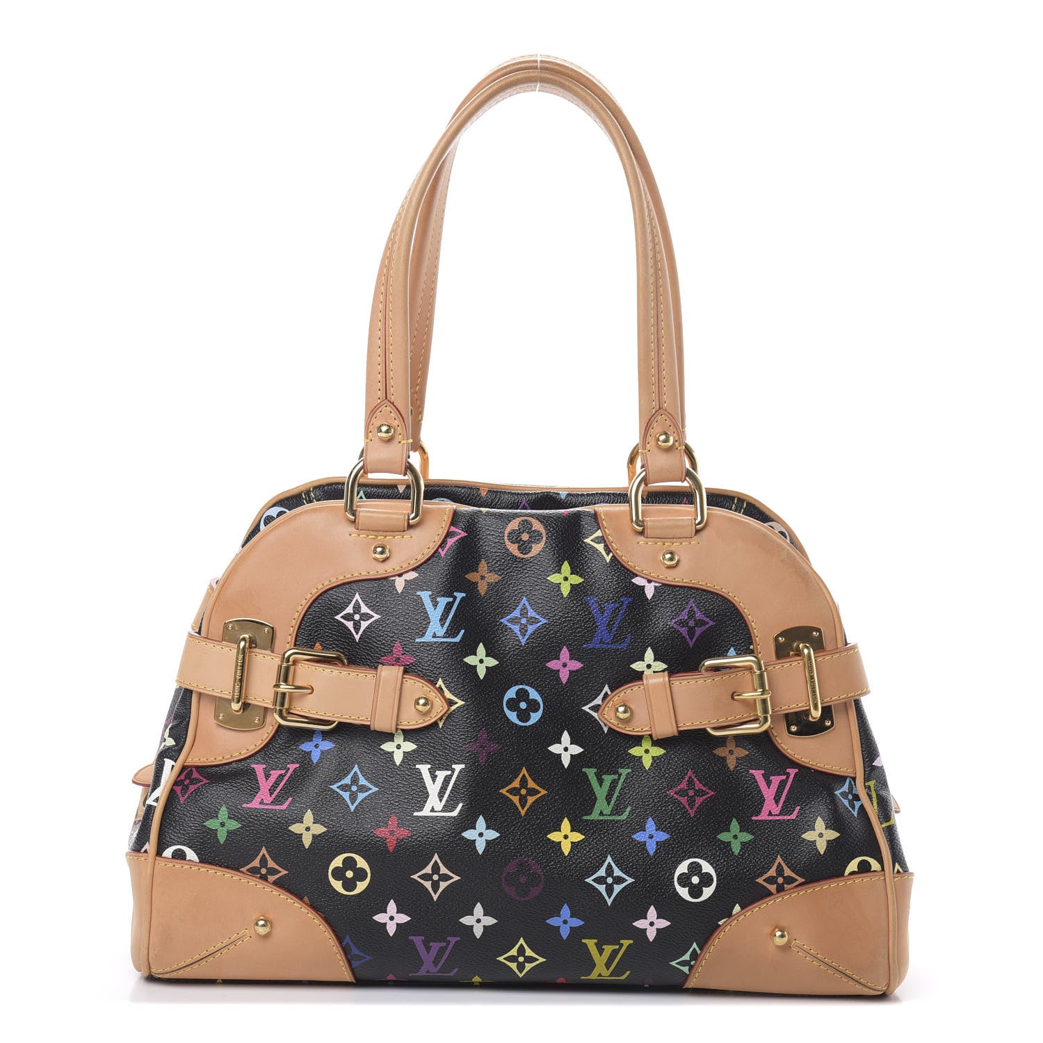 Louis Vuitton Monogram Multicolor Claudia Black 1 of 14